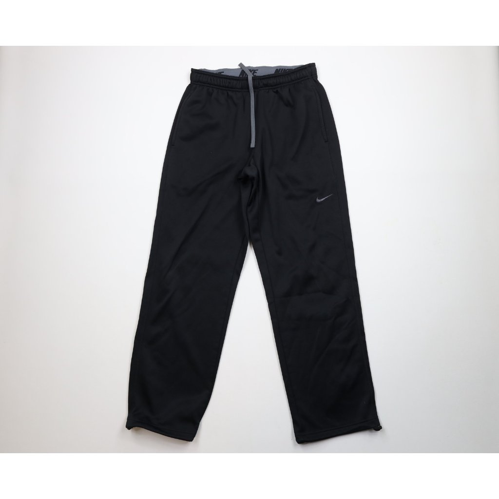 Vintage Y2k Nike Mens Medium Faded Travis Scott Mini Swoosh Wide Leg Sweatpants